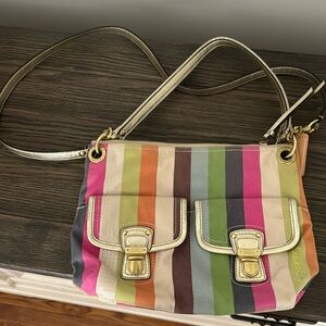 Coach Rainbow Crossbody